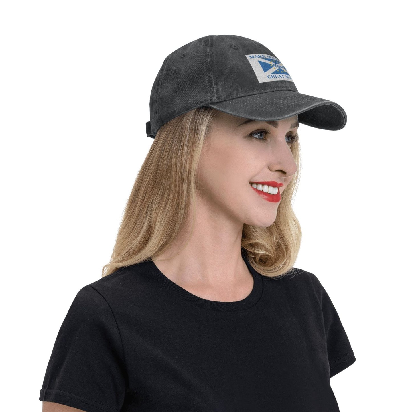 Independent European Scotland Flag Sticker Printed unisex baseball cap adjustable cap outdoor sun hats trucker hat