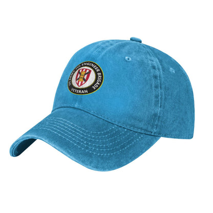 7th Engineer Brigade Printing unisex baseball cap adjustable hats veteran gift